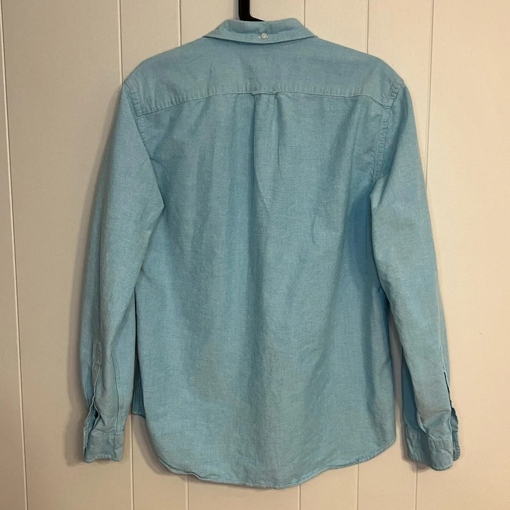 J.Crew Oxford long-sleeve button-up shirt‎ Size M